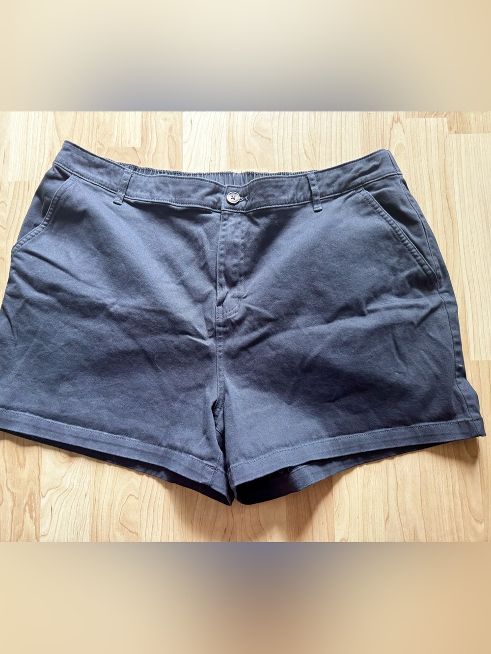 Classic Women's Gray/blue Chino Shorts
